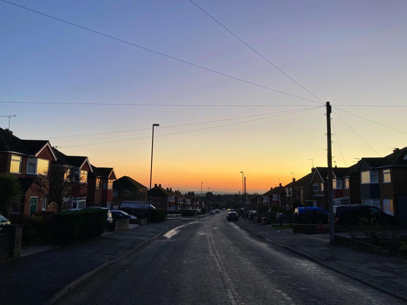 Photograph of Sunset over Sandringham Drive