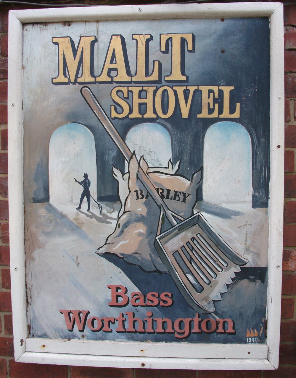 Photograph of Old Malt Shovel sign