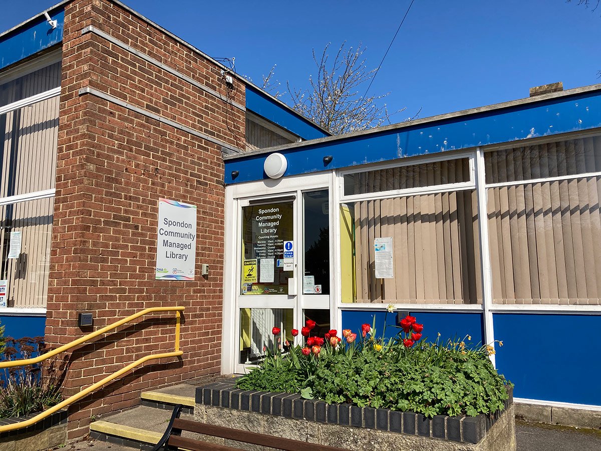 Photograph of Spondon Library, 2021