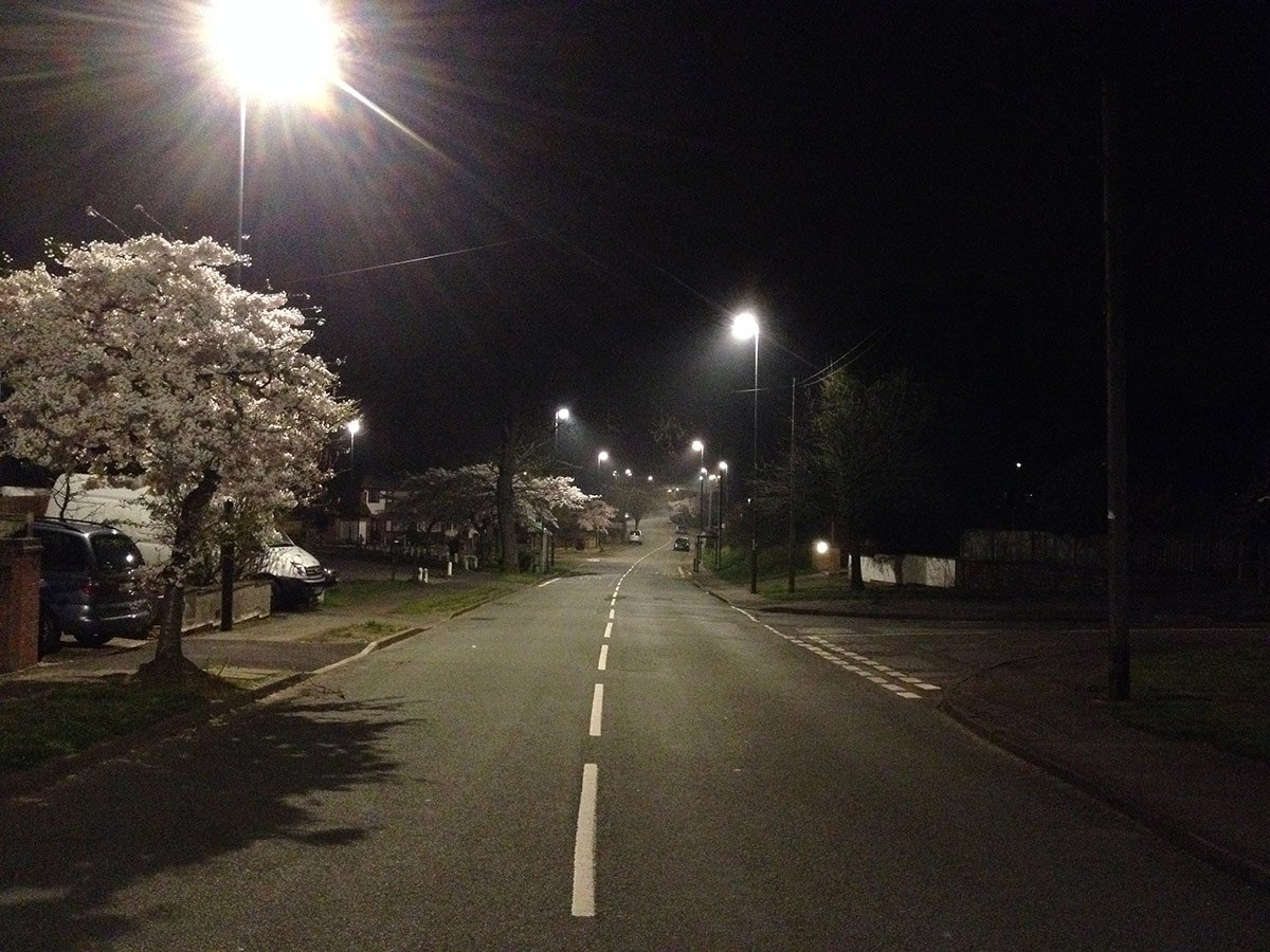 Photograph of Stoney Lane at Night