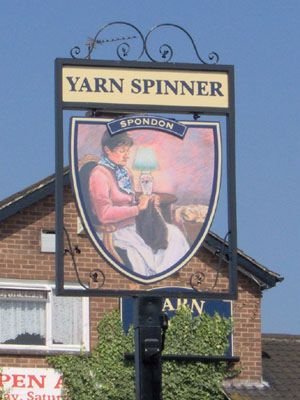 Photograph of Yarnspinner sign